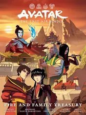 Omslag van Avatar: The Last Airbender--Fire and Family Treasury Library Edition