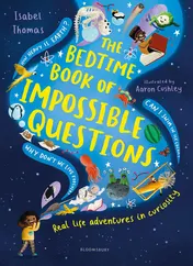 Omslag van The Bedtime Book of Impossible Questions Real Life Adventures in Curiosity