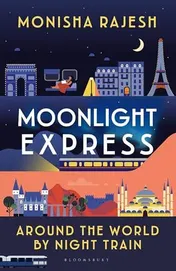 Omslag van Moonlight Express Around the World by Night Train