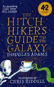 Omslag van The Hitchhiker's Guide to the Galaxy Illustrated Edition