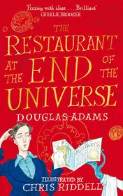 Omslag van The Restaurant at the End of the Universe Illustrated Edition