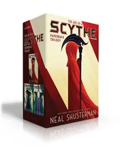 Omslag van The Arc of a Scythe Paperback Trilogy (Boxed Set) Scythe; Thunderhead; The Toll