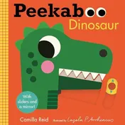 Omslag van Peekaboo: Dinosaur (an Interactive Board Book for Babies and Toddlers with Mirror and Sliders to Push, Pull, Or Turn. Cute Artwork Includes Friendly Dinosaurs of All Sizes. )