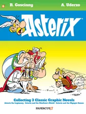Omslag van Asterix Omnibus Vol. 4 Collects Asterix the Legionary, Asterix and the Chieftain's Shield, and Asterix and the Olympic Games