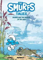 Omslag van The Smurfs Tales Vol. 12 Smurfs and the Dragon of the Lake