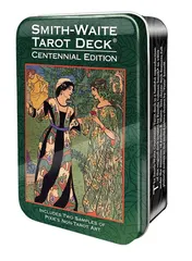 Omslag van Smith-Waite(r) Centennial Tarot Deck in a Tin