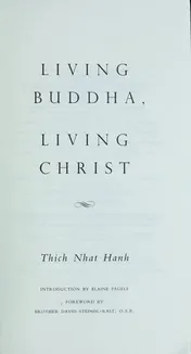 Omslag van Living Buddha, Living Christ 20th Anniversary Edition
