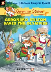 Omslag van Geronimo Stilton Graphic Novels #10 Geronimo Stilton Saves the Olympics