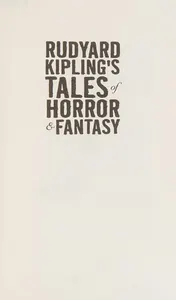Omslag van Rudyard Kipling's Tales of Horror & Fantasy