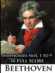 Omslag van Ludwig Van Beethoven - Symphonies Nos. 1 to 9 in Full Score