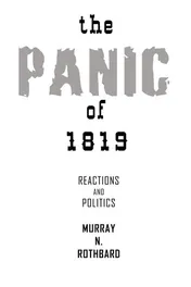 Omslag van The Panic of 1819 Reactions and Policies