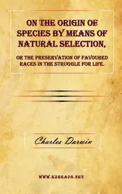 Omslag van On the Origin of Species by Means of Natural Selection, Or The Preservation of Favoured Races in the Struggle for Life.