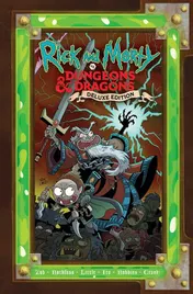 Omslag van Rick and Morty vs. Dungeons & Dragons Deluxe Edition