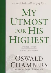 Omslag van My Utmost for His Highest Updated Language Hardcover (a Daily Devotional with 366 Bible-Based Readings)