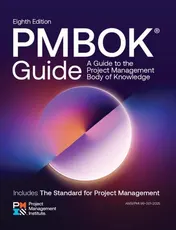 Omslag van A Guide to the Project Management Body of Knowledge (PMBOK® Guide) ― Eighth Edition and The Standard for Project Management