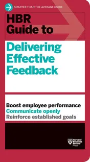 Omslag van HBR Guide to Delivering Effective Feedback