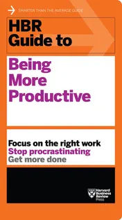 Omslag van HBR Guide to Being More Productive