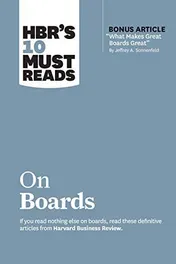 Omslag van HBR's 10 Must Reads on Boards
