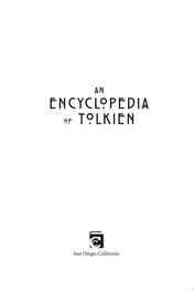 Omslag van An Encyclopedia of Tolkien The History and Mythology That Inspired Tolkien's World