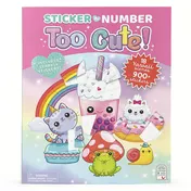 Omslag van Sticker by Number Too Cute! Sticker by Number