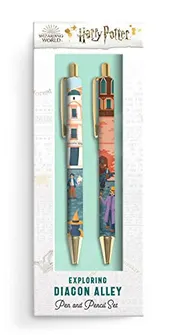 Omslag van Harry Potter: Exploring Diagon Alley Pen and Pencil Set (Set of 2)