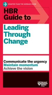 Omslag van HBR Guide to Leading Through Change