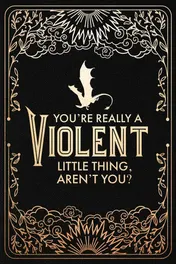 Omslag van Official Fourth Wing Journal Violent Little Thing Edition with Lined Pages