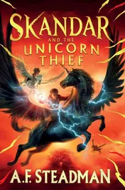 Omslag van Skandar and the Unicorn Thief