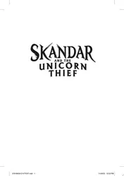 Omslag van Skandar and the Unicorn Thief