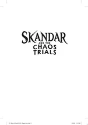 Omslag van Skandar and the Chaos Trials