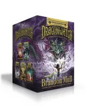 Omslag van Dragonwatch Complete Collection (Boxed Set) (Fablehaven Adventures) Dragonwatch; Wrath of the Dragon King; Master of the Phantom Isle; Champion of the Titan Games; Return of the Dragon Slayers