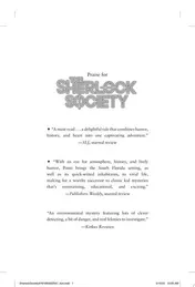 Omslag van The Sherlock Society