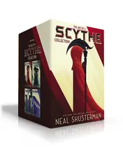 Omslag van The Arc of a Scythe Collection (Boxed Set) Scythe; Thunderhead; The Toll; Gleanings