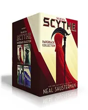 Omslag van The Arc of a Scythe Paperback Collection (Boxed Set) Scythe; Thunderhead; The Toll; Gleanings