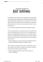 Omslag van Not Nothing