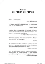 Omslag van Kill for Me, Kill for You A Novel