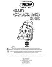 Omslag van Thomas & Friends: Giant Coloring Book