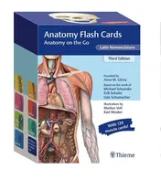 Omslag van Anatomy Flash Cards, Latin Nomenclature Anatomy on the Go