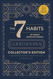 Omslag van The 7 Habits of Highly Effective People Guided Journal