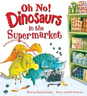 Omslag van Oh No! Dinosaurs in the Supermarket