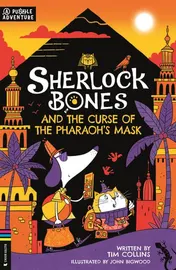 Omslag van Sherlock Bones and the Curse of the Pharaoh's Mask A Puzzle Quest