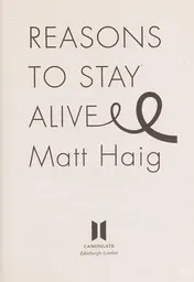 Omslag van Reasons to Stay Alive