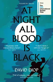 Omslag van At Night All Blood is Black