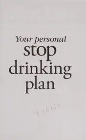 Omslag van Your Personal Stop Drinking Plan The Revolutionary Method for Quitting Alcohol