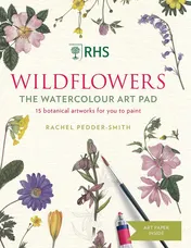 Omslag van RHS Wildflowers Watercolour Art Pad 15 Botanical Artworks for You to Paint