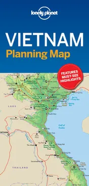 Omslag van Lonely Planet Vietnam Planning Map