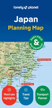 Omslag van Lonely Planet Japan Planning Map 2