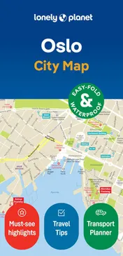 Omslag van Lonely Planet Oslo City Map 2 2nd Ed