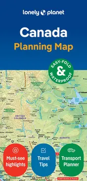 Omslag van Lonely Planet Canada Planning Map 2