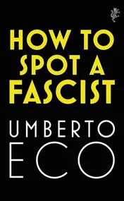 Omslag van How to Spot a Fascist